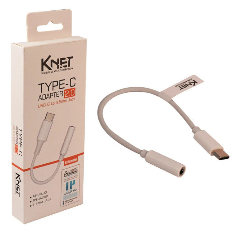 تبدیل Type-C به جک 3.5 میلی متری کی نت CSC035FM