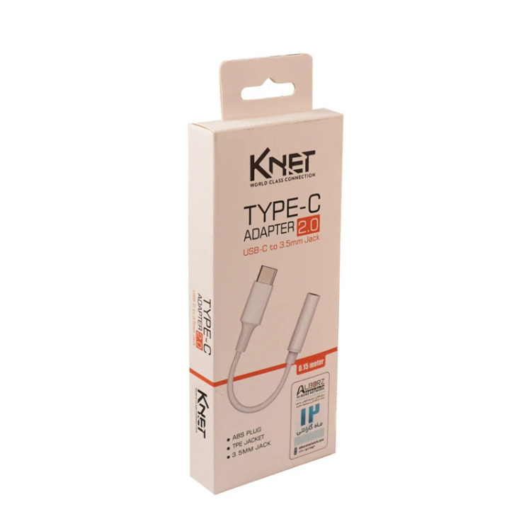 تبدیل Type-C به جک 3.5 میلی متری کی نت CSC035FM