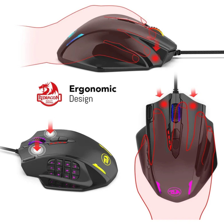 موس گیمینگ Redragon Impact M908